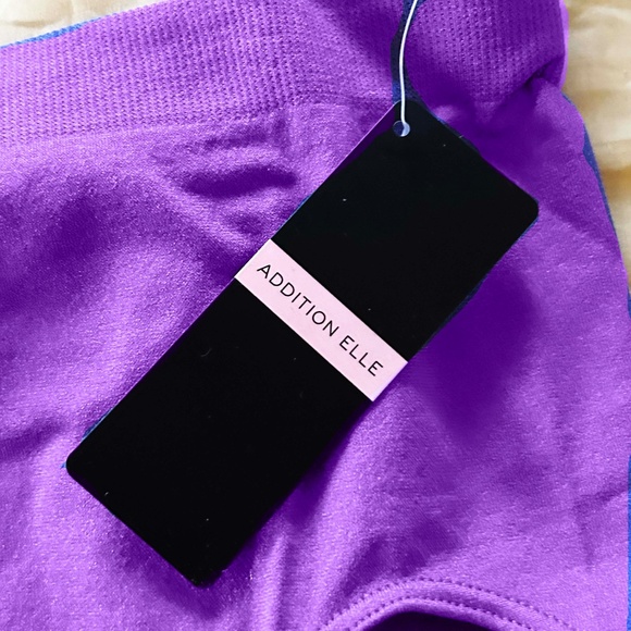 FULL BRIEFS, MICROFIBRE, VIOLET, SIZE 4X, SEAMLESS, ADDITION ELLE, TAGS ON, NEW - Picture 3 of 4